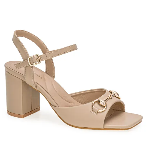 Platanitos Beige de Mujer modelo Sandalia Dama Sv Amare pieles sintéticos mujer 2025051213375166007 Sintético Sintético